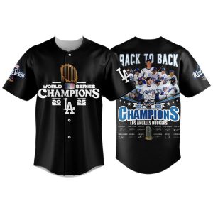 2025 Dodgers Back To Back World Series Champions Signature Jersey 2 2025 Dodgers Back To Back World Series Champions Signature Jersey2