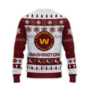 2025 Commanders Football Reindeer Christmas Ugly Sweater 2 2025 Commanders Football Reindeer Christmas Ugly Sweater2