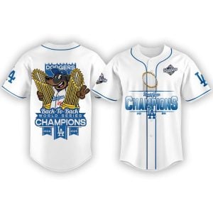 Dodgers 2025 World Series Jersey BACK to BACK Champions1