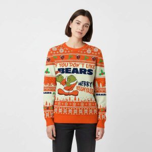 Bears Grnch Merry Kissmyass Ugly Sweater1