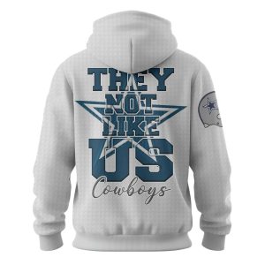 Cowboys They Not Like Us Waffle Hooodie2