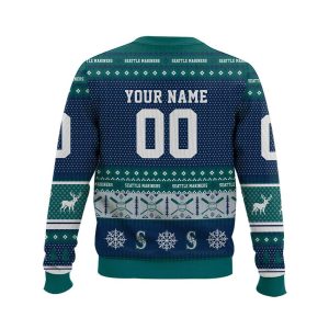 2025 Personalized Mariners Ugly Christmas Sweater2