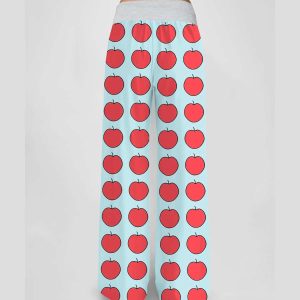 Bojack Horse Apple Contrast Wide Leg Pants2