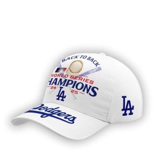 Dodgers Back To Back World Series 2025 Champions Cap2