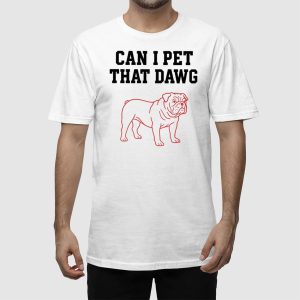 Georgia Football Can I Pet That Dawg Printed Sweatshirt 4