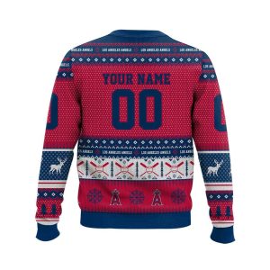 2025 Personalized Angels Ugly Christmas Sweater2