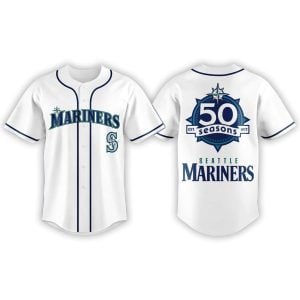 Mariners 50 Seasons Celebration Weekend 2026 Jersey