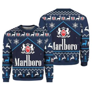 Marlboro Ice Blast Ugly Christmas Sweater 1