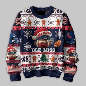 Ole Miss Football They Not Like Us Christmas Ugly Sweater1