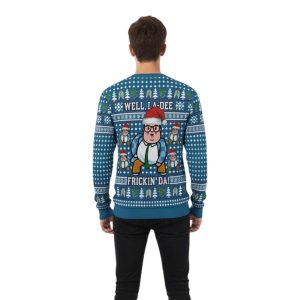 Well La Dee Frickin Da SNL Christmas Ugly Sweater2