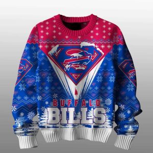 Bills Merry Super Christmas Ugly Sweater1
