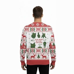 2025 Read Books Be Kind Stay Weird Ugly Christmas Sweater 2 2025 Read Books Be Kind Stay Weird Ugly Christmas Sweater2