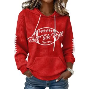 Roll Tide Roll Forever Waffle Hoodie