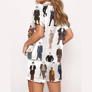 Dr Who Silky Satin Pajama Set1