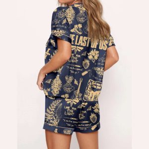 Last Of Us Movie Silky Satin Pajama Set1