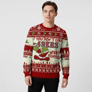 49ers Grnch Merry Kissmyass Ugly Sweater 1 49ers Grnch Merry Kissmyass Ugly Sweater1