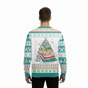 Book Tree Christmas Book Ugly Sweater2