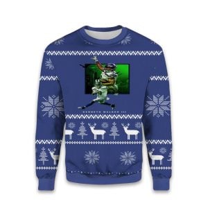 Kenneth Wallker Seahawks Ugly Christmas Sweater