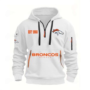Broncos Est 1960 Half zip hoodie