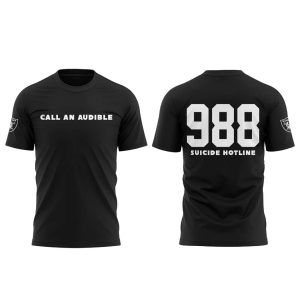 Raiders Call An Audible 988 Suicide Hotline Shirt