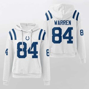 Colts Tyler Warren 84 Waffle Hoodie 2 Colts Tyler Warren 84 Waffle Hoodie2