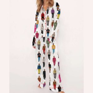 Pascal Celebrity Silky Satin Pajama Set2