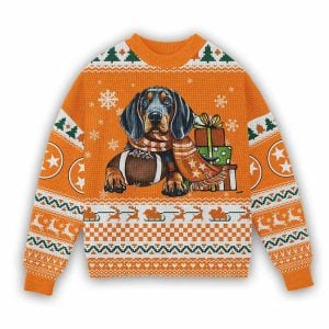 Volunteers Rocky Top You'll Always Be Ho Ho Home To Me Christmas Snoopy Ugly Sweater1