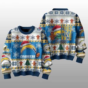 Chargers They Not Like Us Christmas Ugly Sweater1