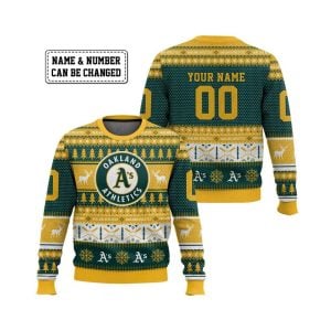 2025 Personalized Athletics Ugly Christmas Sweater
