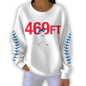Shohei Ohtani 469 FT Batting Pit Striped Sweatshirt