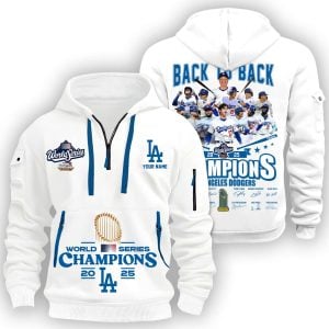 2025 Dodgers World Series Champions Quarter Zip Hoodie 1 2025 Dodgers World Series Champions Quarter Zip Hoodie1