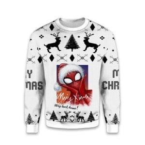 Spider Man Merry Xmas Way Back Home Ugly Christmas Sweater