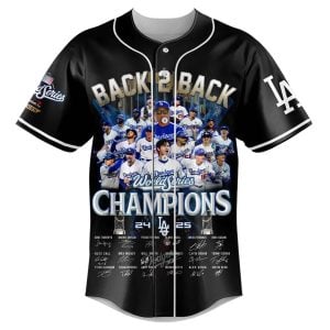 Dodgers Back 2 Back 2024-2025 World Series Baseball Jersey 2 Dodgers Back 2 Back 2024 2025 World Series Baseball Jersey2