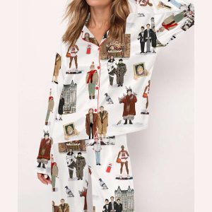 Home Alone Christmas Silky Satin Pajama Set