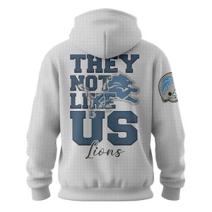 Lions They Not Like Us Waffle Hoodie 2 Lions They Not Like Us Waffle Hooodie2