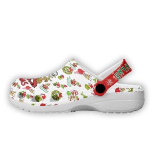 Personalized Merry Grinchmas Crocs Clogs2