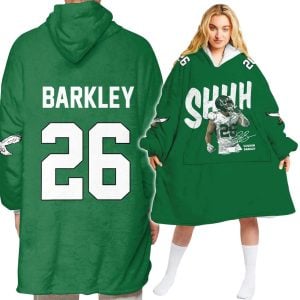 Eagles Saquon Barkley Shhh Blanket Hoodie