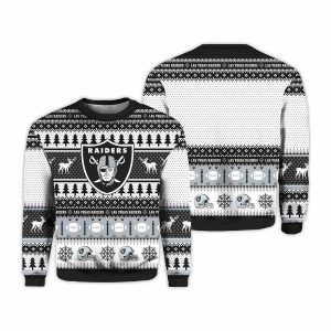 2025 Christmas Raiders Personalized Ugly Sweater 1