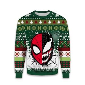 Spider Man Venom Ugly Christmas Sweater
