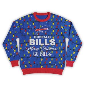 Merry Christmas Go Bills Football Ugly Sweater