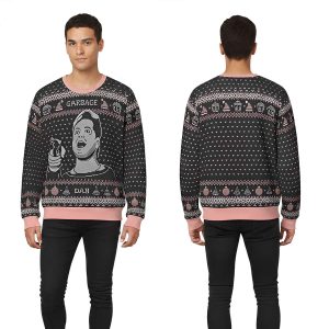 Garbage Day Silent Night Deadly Night Ugly Christmas Sweater