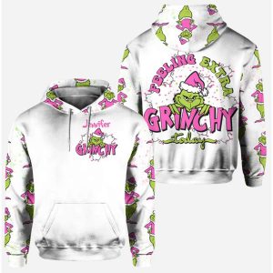 Personalized Feeling Extra Grinchy Today Christmas Hoodie Leggings1