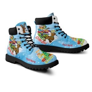 Scooby doo Tis The Season Christmas Boots Shoes