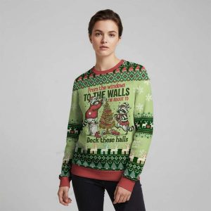 2025 I’m About To Deck These Halls Ugly Christmas Sweater