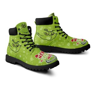 Merry Grinchmas Christmas Boots Shoes
