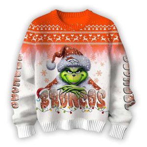 Broncos x The Grnch Christmas Edition Ugly Sweater