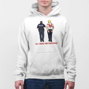 All I Want For Christmas Police Trump Jail Gift Sweatshirt 1 All I Want For Christmas Police Trump Jail Gift Sweatshirt 2