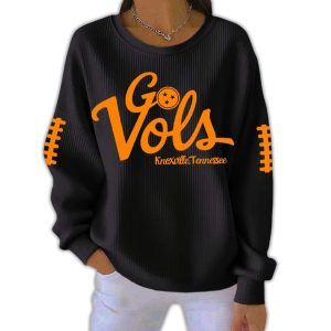 Go Vols Knoxville Tennessee Pit Striped Sweatshirt1