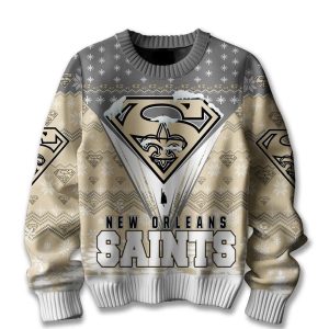 Saints Merry Super Christmas Ugly Sweater