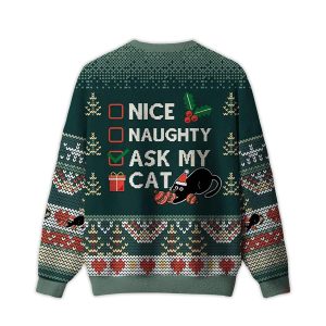 2025 The Cat's Christmas List Ugly Christmas Sweater 1 The Cats Christmas List Ugly Christmas Sweater1